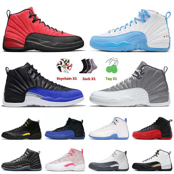 

2022 arrival jumpman 12 12s xii mens basketball shoes flu game stealth hyper royal university blue fiba royalty indigo easter jorda jorden t