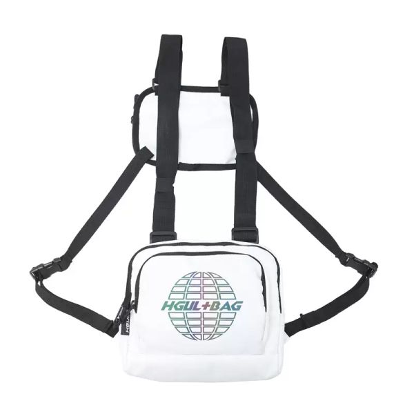 

tactical chest bag men's tide brand simple tooling hip-hop functional shoulder vest bag women's fashion trend backpack