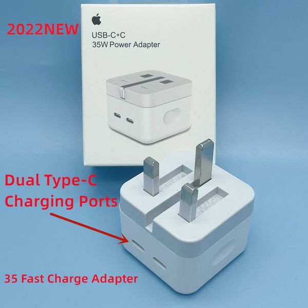

uk 35w charger iphone charger fast charging for apple charger dual charging ports cell phone chargers usb type c wall adapter qucik charge 3