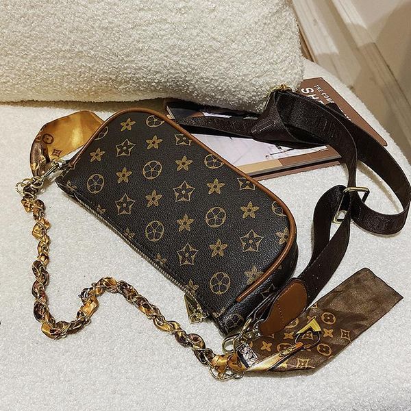 

fashion print chest bag broadband one shoulder crossbody women's trendy waist bag