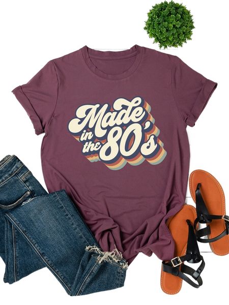 

plus slogan graphic tee s6jp#, Black