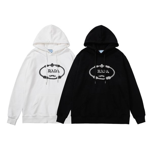 

2022 mens hoodie for men fashion designer man hoody sweatshirt clothing womens hoodies high street print hooded pullover winter sweatshirts, Black