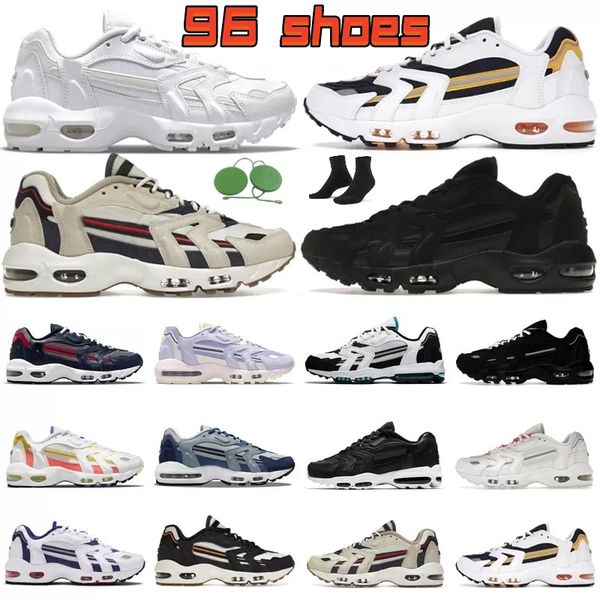 

96 running shoes for men women triple white black bred blackened blue 96s midnight navy persian violet magic ember sports trainers cushion r