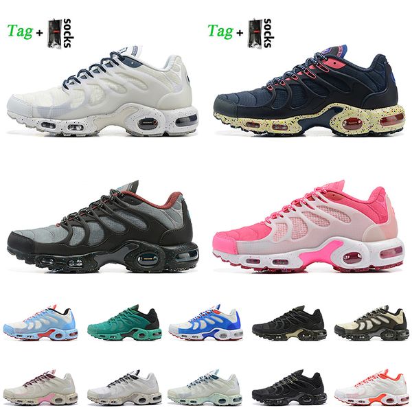 

outdoor sport running shoes for women mens tn terrascape plus midnight navy blue pink dark green tan burgundy black metallic gold beige whit