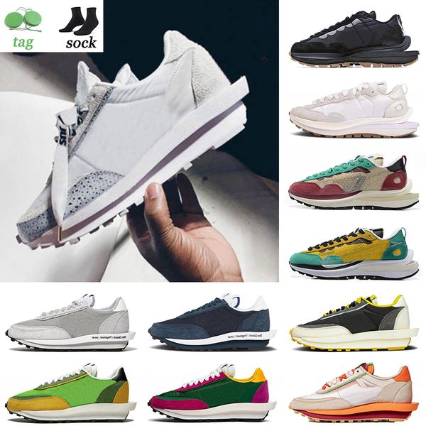 

sacais 2022 ldwaffle ldv waffle running shoes sail gum fragment x vaporwaffle sneakers sports blue void wolf grey men women trainers bright