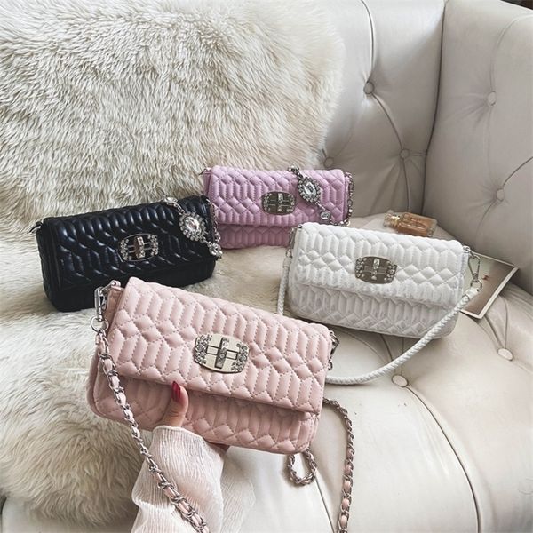 

bags for women women handbags pouch crystal diamond leather female korean style womens bags crossbody bag 220711
