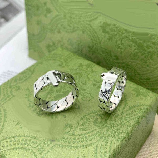 

plain 2022 ring personalized new pattern versatile fashion style, Silver