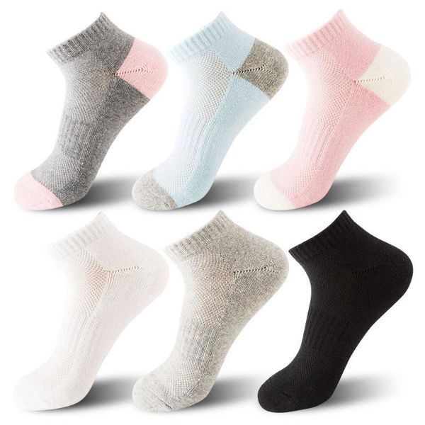 

socks & hosiery ladies breathable sweat-absorbent solid color boat casual wild comfortable cotton, Black;white