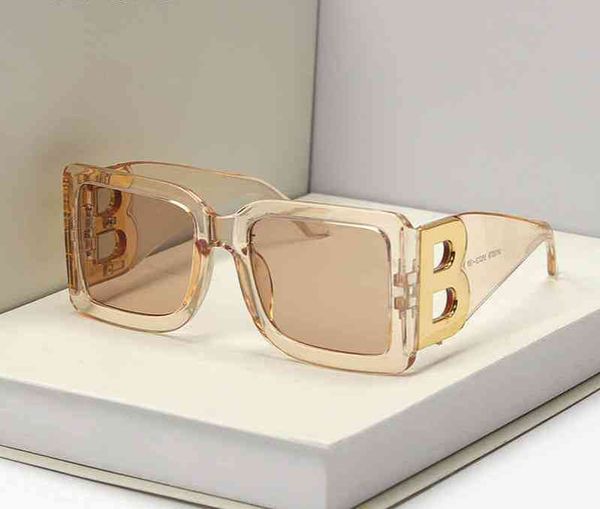 

gg designer bb sunglasses cycle luxurious fashion mens and womens sunglasses oversized fashion letter b squar luxury trend retro rectangular, White;black