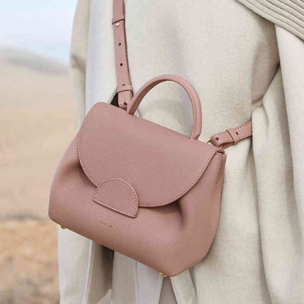 

small female france polene bag french design light luxury single shoulder crossbody bags portable leather miaoqibags handbag sx6y