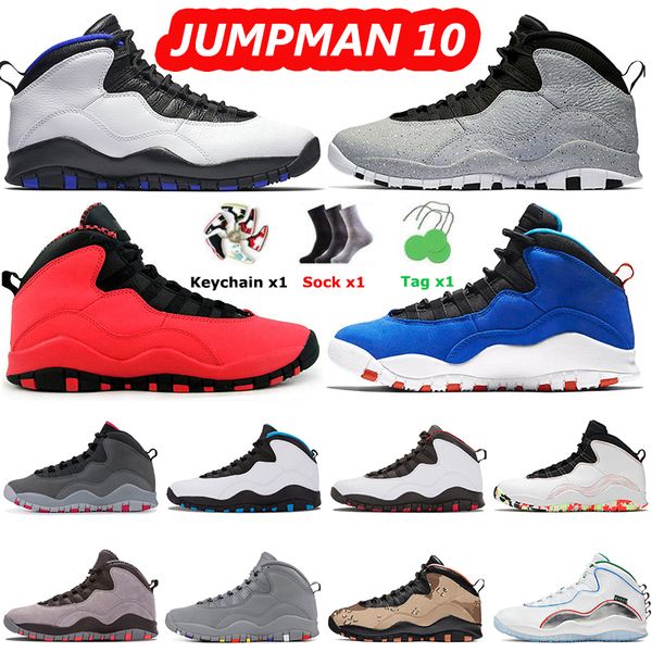 

men basketball shoes j10 jumpman 10s 10s ember glow chicago size 47 sneakers trainers sports