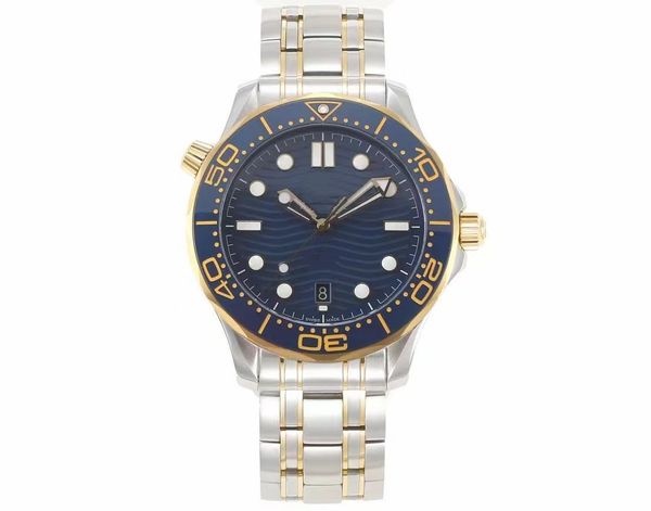 

vsf montre de luxe 42mm men watches 8800 automatic movement watches waterproof 300m ceramic ring mouth /0006, Slivery;brown