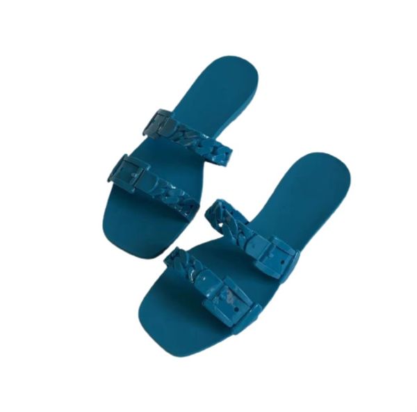 

women's slippers flip-flops beach flats lace buckle casual leather sizes 35-40 multiple colors 08, Black