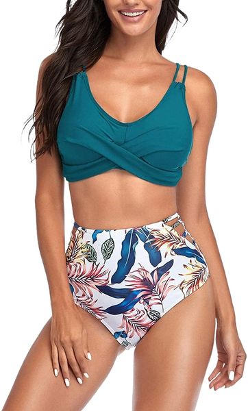 

womens push up two piece bikini swimsuits bandeau bathing suits e8b1#, White;black