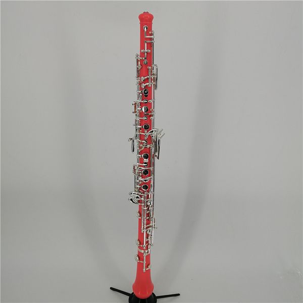 

factory wholesale pink oboe semi-automatic silver plated performance grade musical instrument oboe