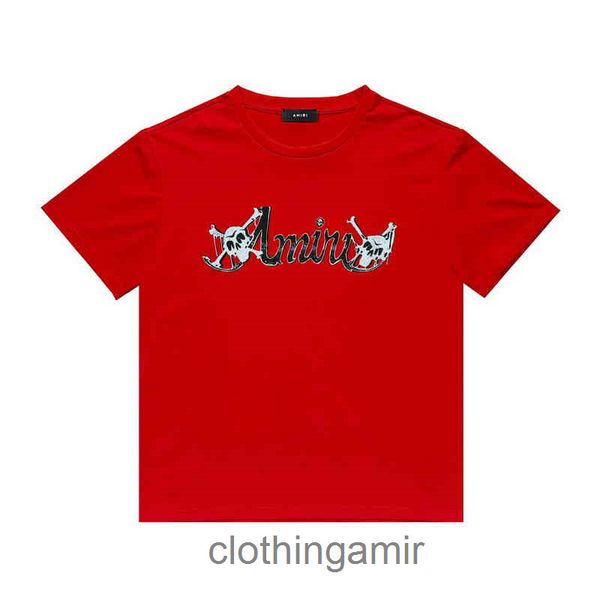 

letter shirt amirs t designer us skull mens casual tshirts hip hop high street round neck short sleeve t-shirt 2 a1dg, White;black