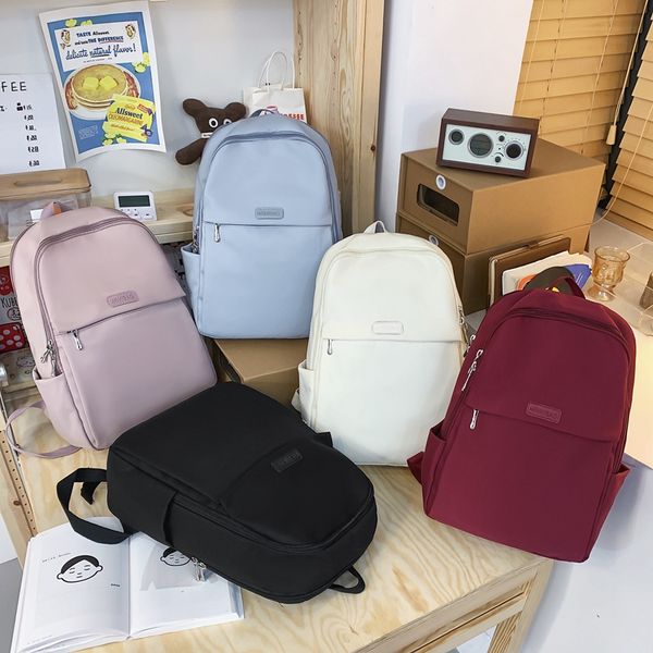 

fashion backpack nylon schoolgirl backpack large capacity waterproof travel shoulder bag