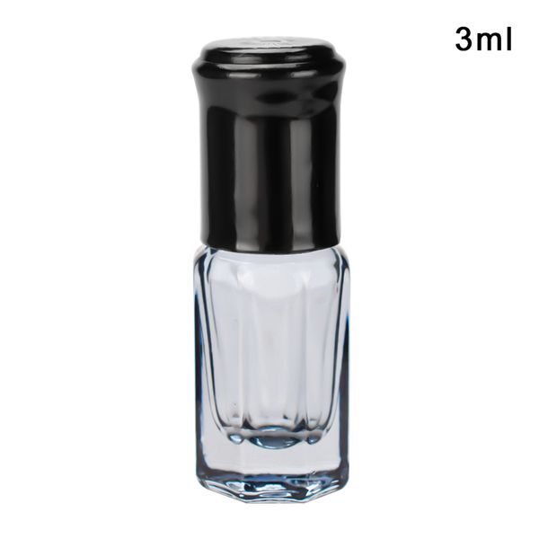 

3ml light black ball bottle steel ball perfume sub-bottle 1pc