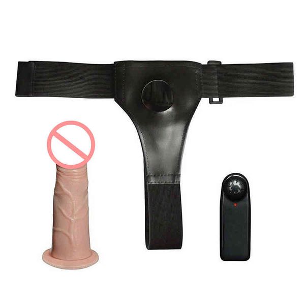 Nxy Dildo Dongs Cinturino cavo su Vibrazioni regolabili per adulti Dildo Pantaloni Massaggiatore Uomo G spot Mutandine realistiche Giocattoli sessuali 220511