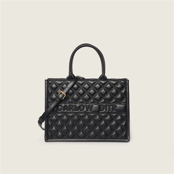 

hong new high-capacity leather women's versatile lingge light portable one messenger tote clearance outlet sale