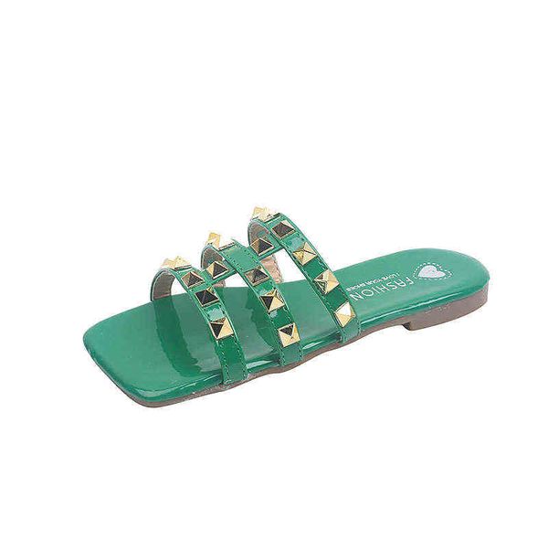 

cnfsnj 2022 new girls boys slippers children shoes cute rhinestone comfortable kids sandal anti-slip beach shoes 26-36 g220415, Black;grey