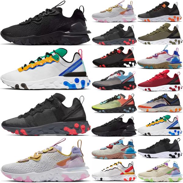 

white iridecent react vision 87 55 running shoes mens womens phanton triple black light brown sail honeycomb gs wor1dwide vast grey sports s