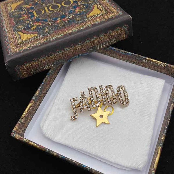 

fashion new jewelry trend luxury brand designer wholesale d home diamond ja letter vintage temperament female personality, Silver