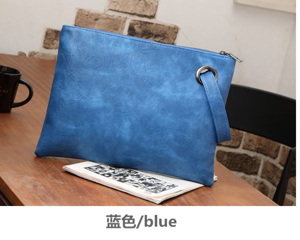 

2022 cross-border shoulder bags new european and american retro clutch women's trendy fashion clutch bag korean version frosted handbag