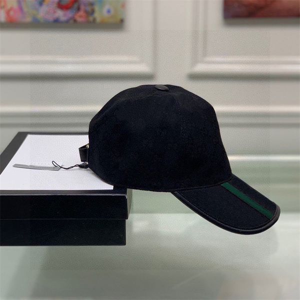 

High Quality Popular Ball Cap Canvas Casual Designer Fashion Sun Hat Outdoor Sports Men Famous Pattern Embroidered Baseball Caps, Black