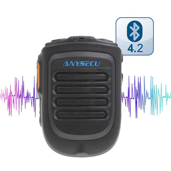 Drahtloser PTT-Bluetooth-Freisprechlautsprecher B01-Mikrofon für POC-Android-Netzwerkradio Walkie-Talkie-Telefon Arbeit mit Zello 220728