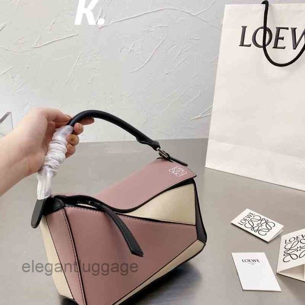 

shoulder bag designer women fashion brand loews bags handbag 2022 puzzless cowhide leather color geometric puzzles portable messenger one ca