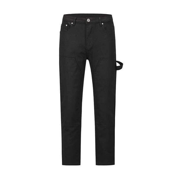 

color pockets solid sashes mens cargos high street casual straight oversized baggy trousers loose overalls, Black;brown