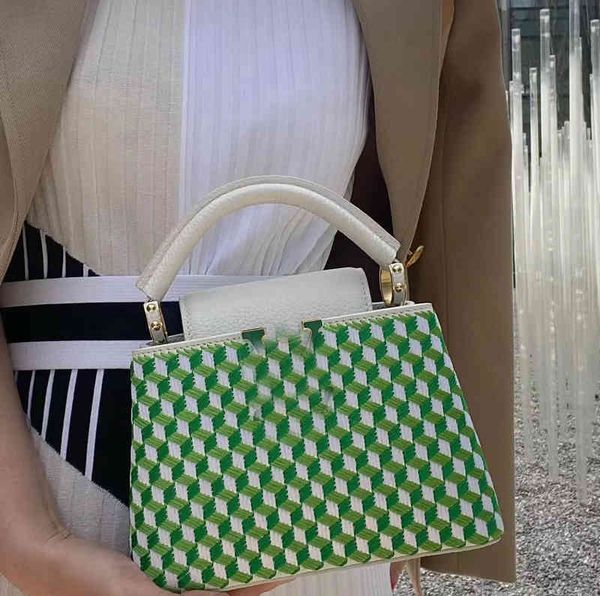 

shoulder bags green capucines sugao women handbags designer tote crossbody luxury fashion purses taurillon leather shopping 220408