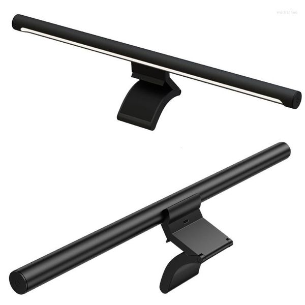 Lâmpadas de mesa Lâmpada de mesa da mesa de tela Visor pendurado Olhos claros Protecção PC Monitor de computador Barra sem fio ControlTableTable