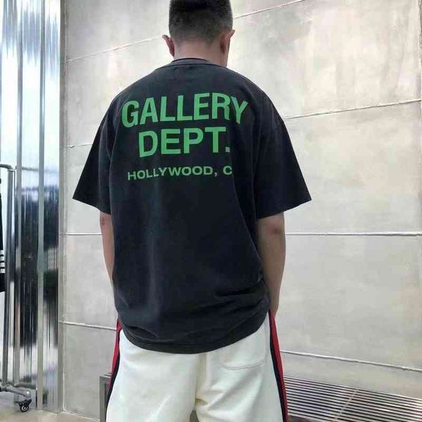 

gallerydepts t shirts designer mens sweatshirts short sleeve t-shirt women's 2022 new couple summer fashion brand men's loose i 2i, White;black