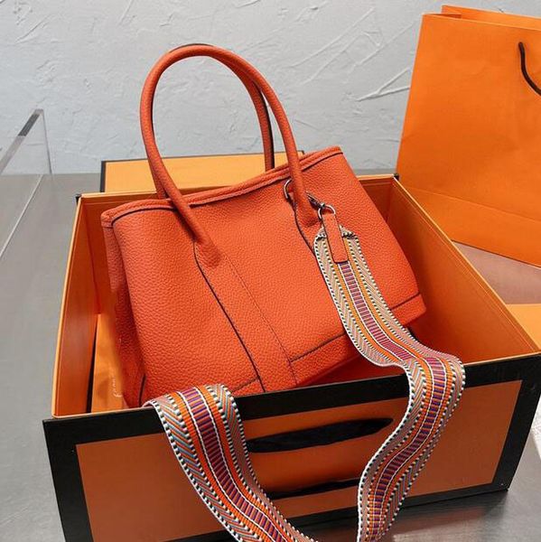 

designer tote shoulder bags ladies soft leather handbags cross body women brand letter totes orange black crossbody clutch tote handbag