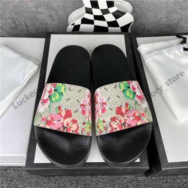 

sandals men women slippers sandles male sneakers fashion home slipper designer shoes woman flip flops beach sandal summer slides332h, Black