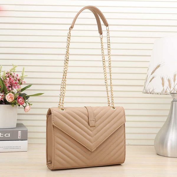 

luxurys designers bags tote handbag pu leather classic ladies lock shoulder bag 6 colors gold chain 3 models