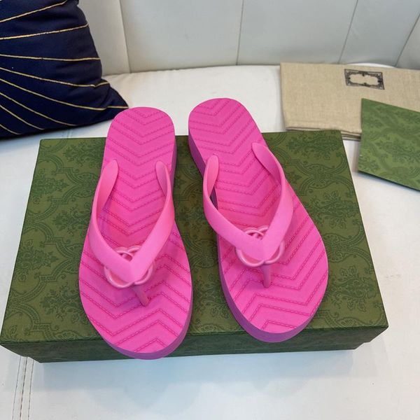 

flip flops slippers op67 spring/summer new large size white, black, red rubber insole non-slip soft bottom beach leisure light and male and