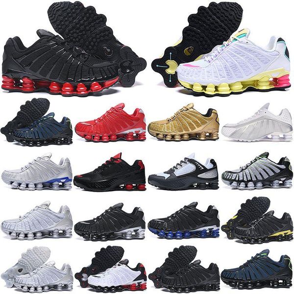 

new arrival shox tl running shoes r4 mens womens zapatos speed neymar enigma triple black white silver colorful casual jumpman sports traine
