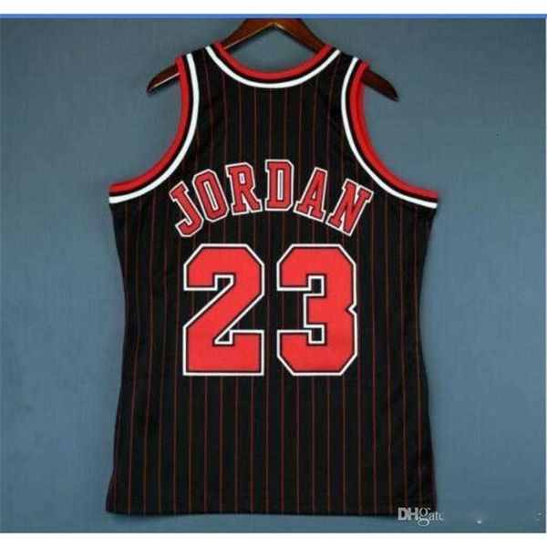 

xfl20 007 men's vintage mitchell & ness michael 96 97 college basketball jerseys customize jersey with any name or number, Black