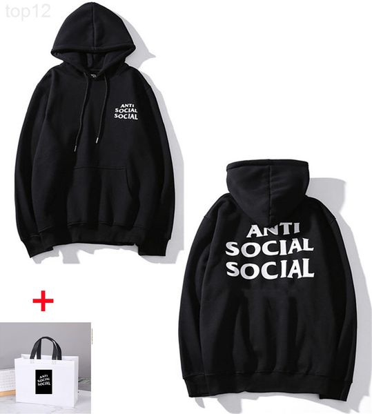 

hoodies men's high-quality & sweatshirts casual trend letter printing round neck pullover hoodie same style for men and women as0101, Black