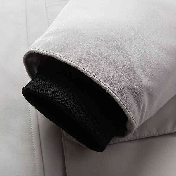 

2022 luxury men's and women's brand down jackets cotton padded cloth winter new loose large fashion coat mens, Black