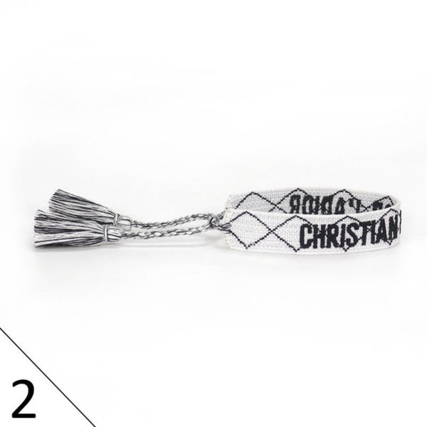 

brand luxury braided bracelet adjustable woven friendship bangle for womens mens designer letter embroidery rope bracelets jewelry gift code, Golden;silver