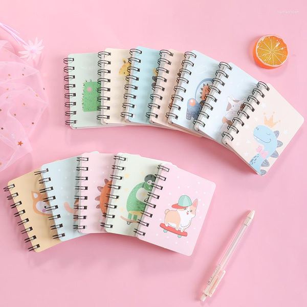 Notos de notas de Natal Creative Cute de Cartoon Bobina Notebook em branco Page