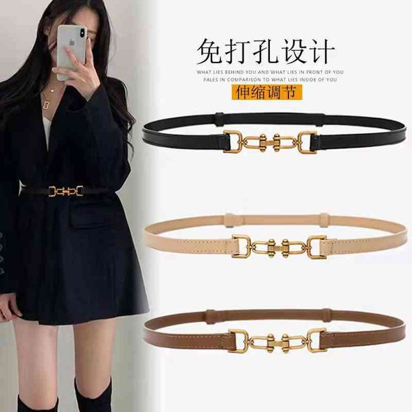 

belts fashion thin belt suit coat waist closing versatile women's rngr, Black;brown