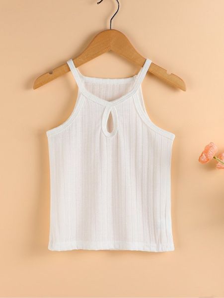 

toddler girls keyhole neck cami she, Blue