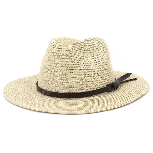 

hats for women men summer cooling straw sun cap outdoor beach panama hat fashion jazz party hat gorras hombre, Blue;gray