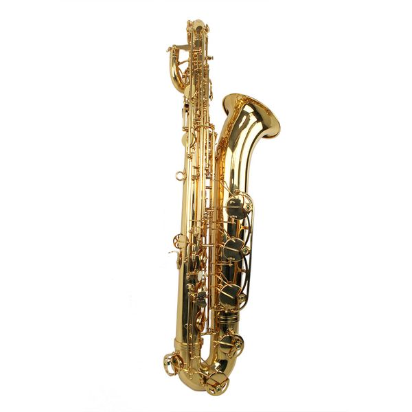 

high grade tone eb gold lacquer baritone saxophone