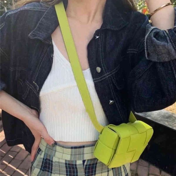 

original edition luxury handbags crossbody bottegass designer venetas's bag women's woven leather pillow chest waist small square